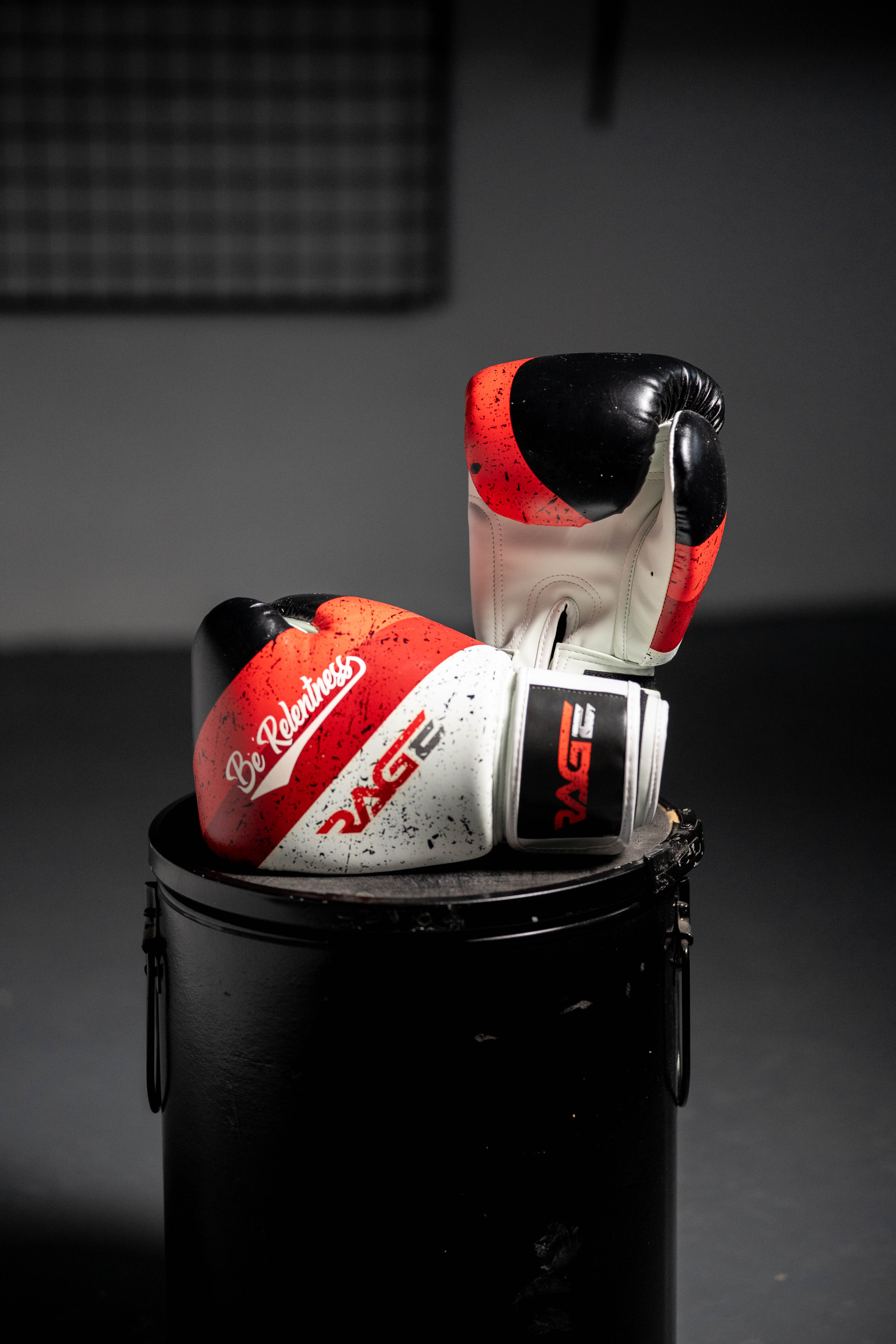 Gloves — boxing glove red white