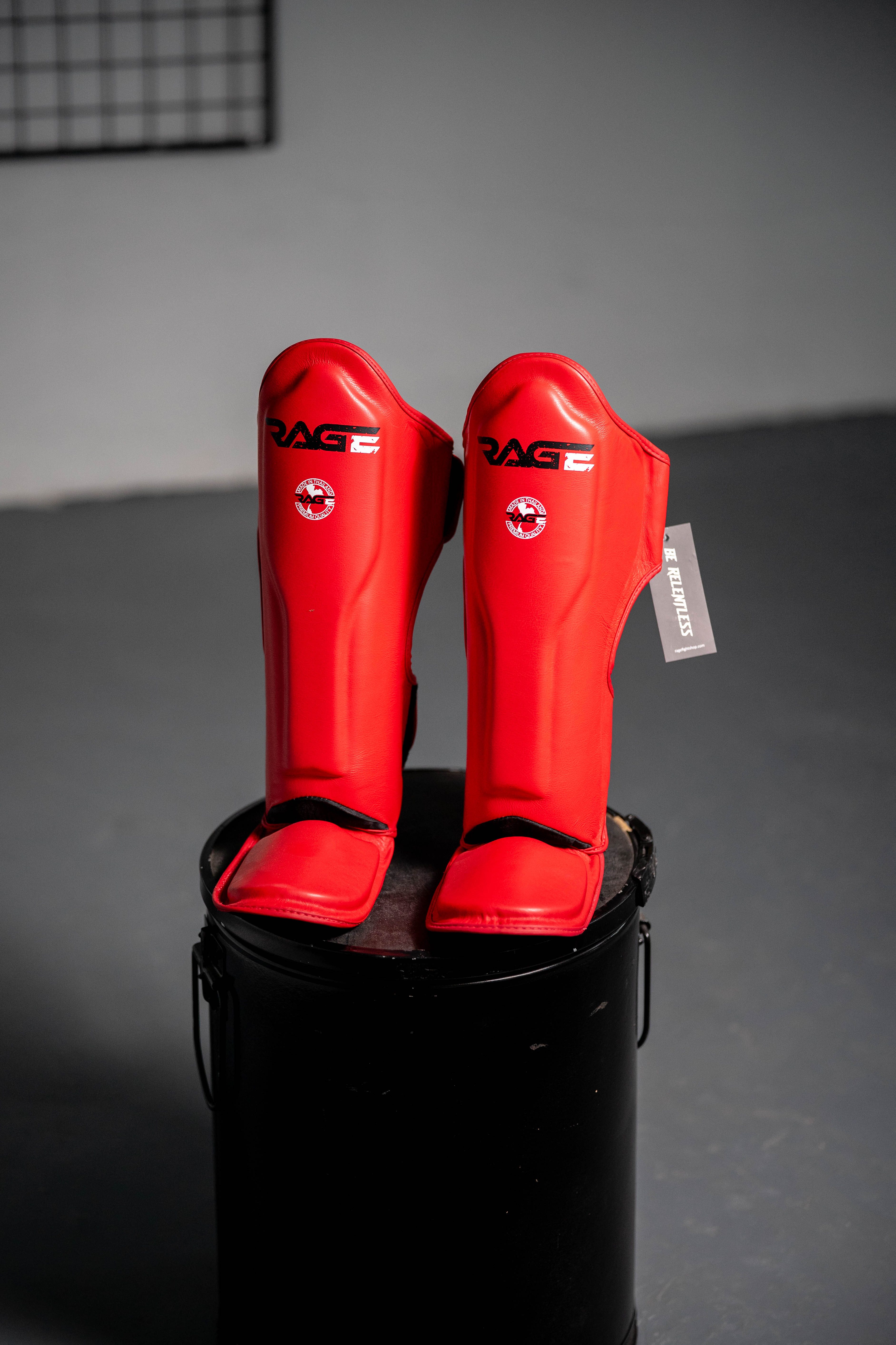 Protective Gear — shinguards red