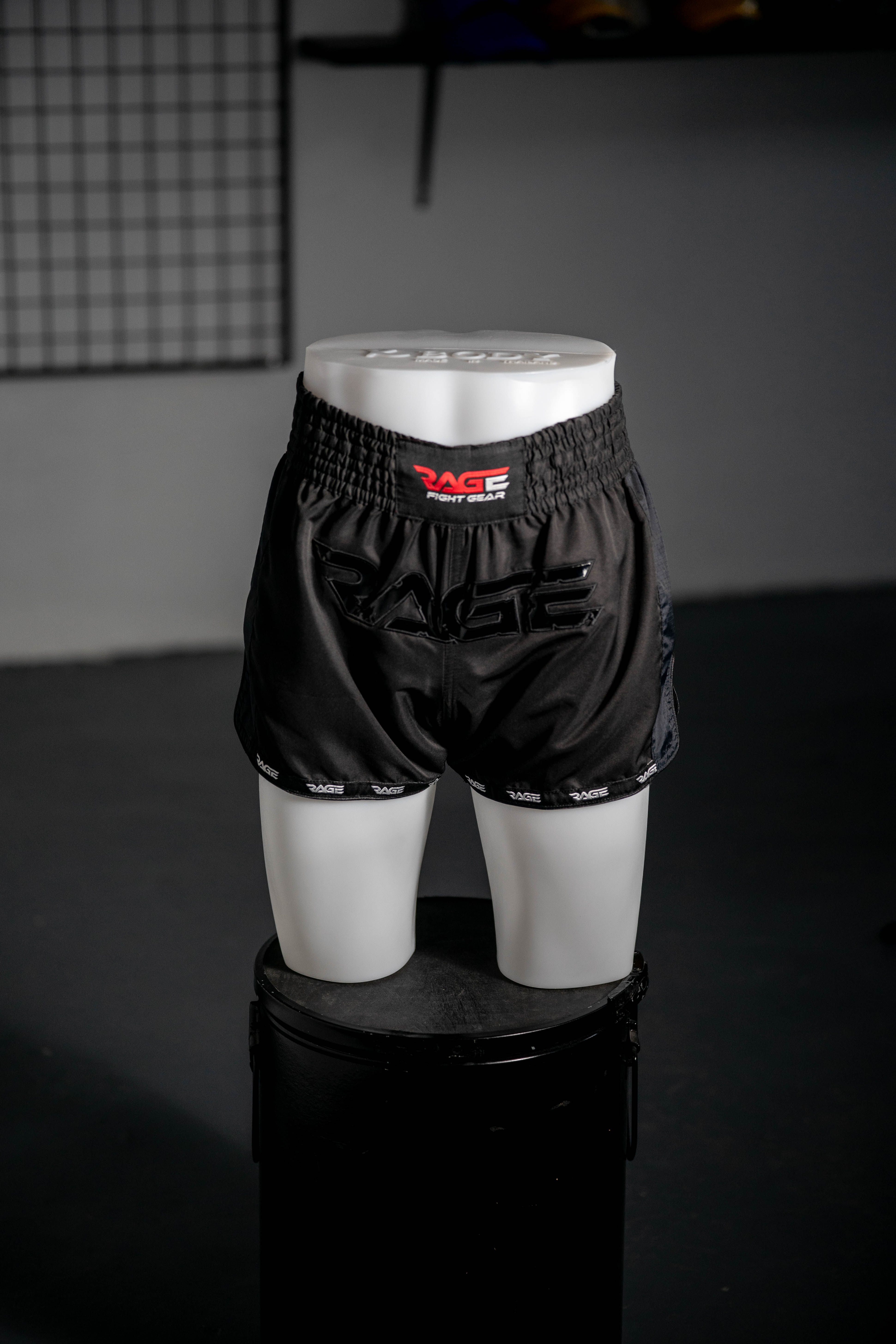 Muay Thai Shorts — muay thai shorts rage black